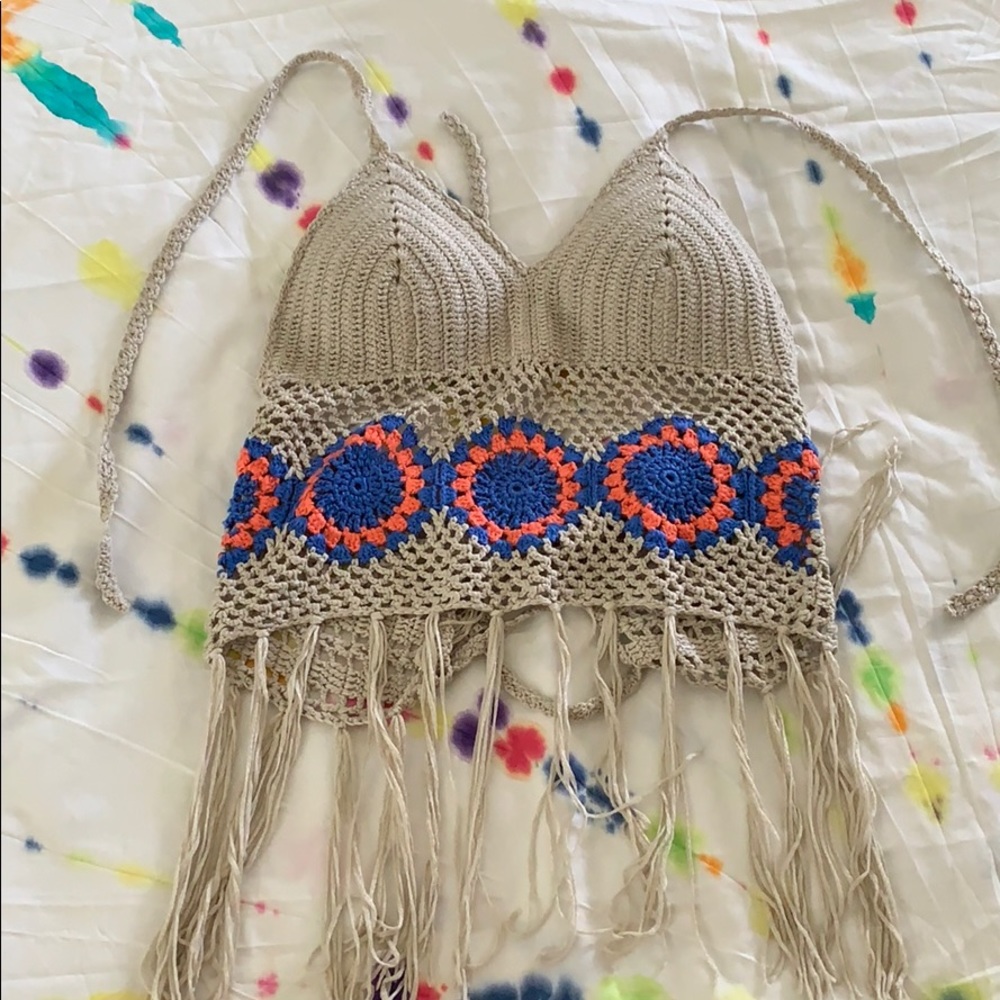 Crotchet Style Boho Top